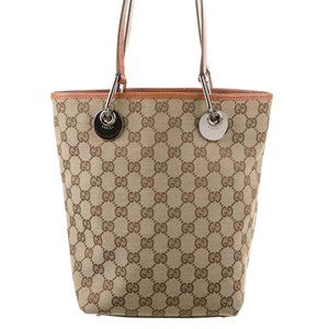 GUCCI (GG) Canvas Small Eclipse Tote